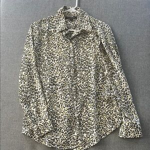 Banana Republic Women’s Leopard Print Blouse